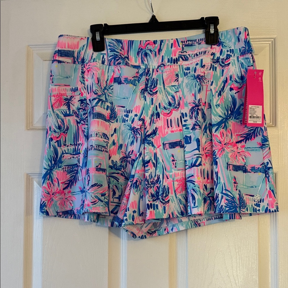 NWT Lilly Pulitzer Frazier Short Ravelli Blue Perfect Match